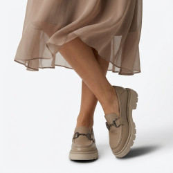 Pantofi Leora beige