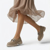 Pantofi Leora beige